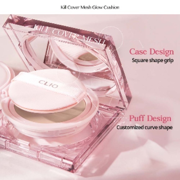CLIO] Kill Cover Mesh Glow Cushion Set (+Refill) - Picture 6 of 7